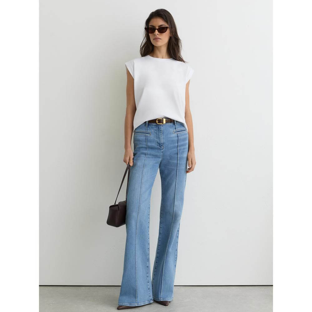 Reiss Womenswear Capped Sleeve T-Shirt